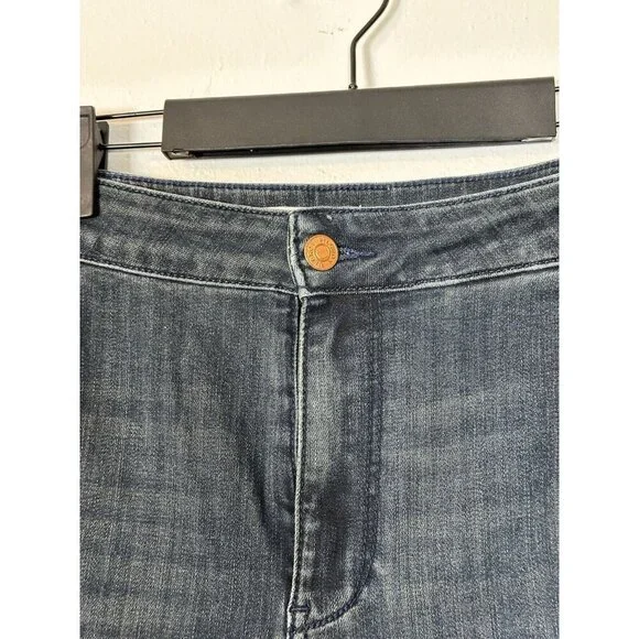 Anthropologie Pilcro High-Rise Denim Legging Women's‎ Sz 27 p Dark Wash Petite - Picture 4 of 14